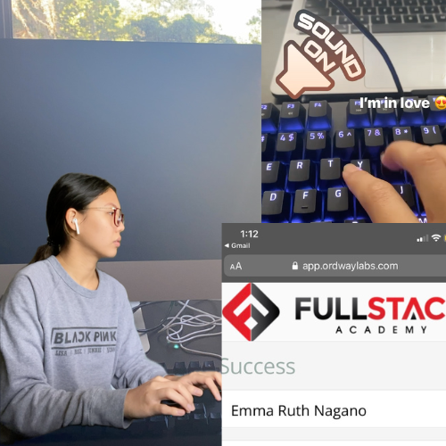 Coding journey timeline collage